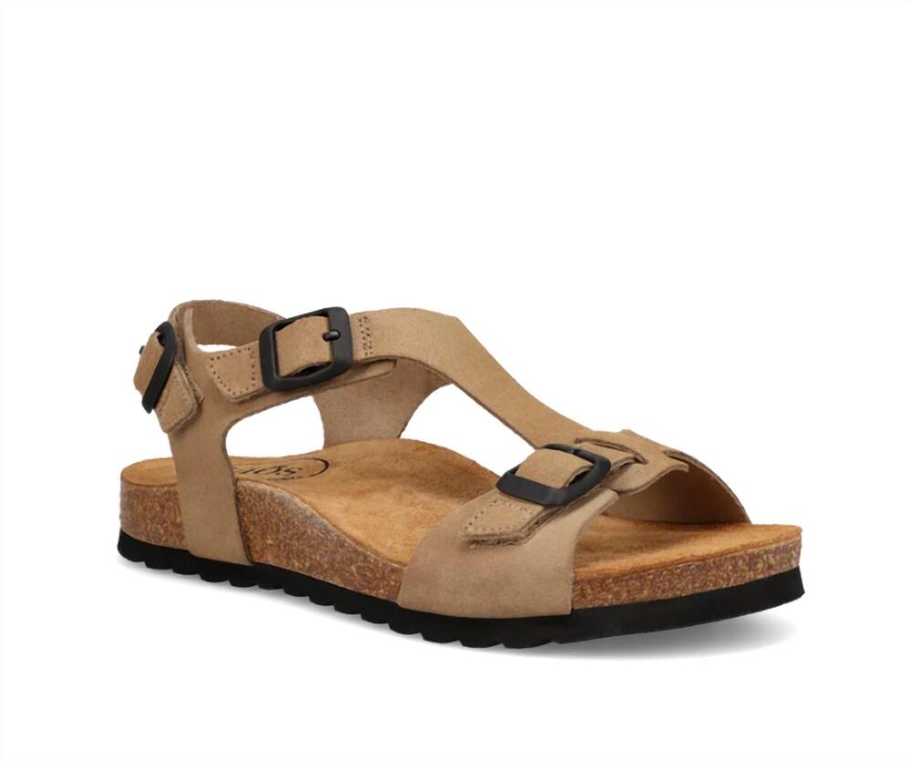 NEW TAOS women's mvp sandals in oat suede